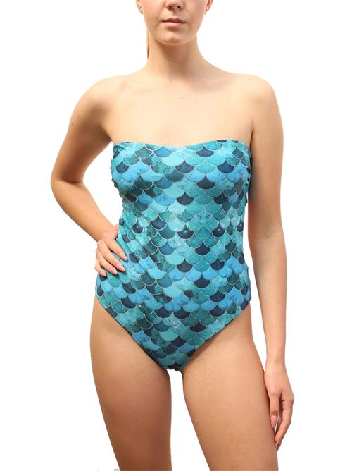 Mermaid / majolica scales swimsuit La Dolce Vista x Mané Capri | INTEROSQUAMEMULTIBLU